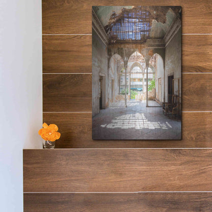 Luxe Metal Art 'Broken Sunlight' by Roman Robroek Metal Wall Art,12x16