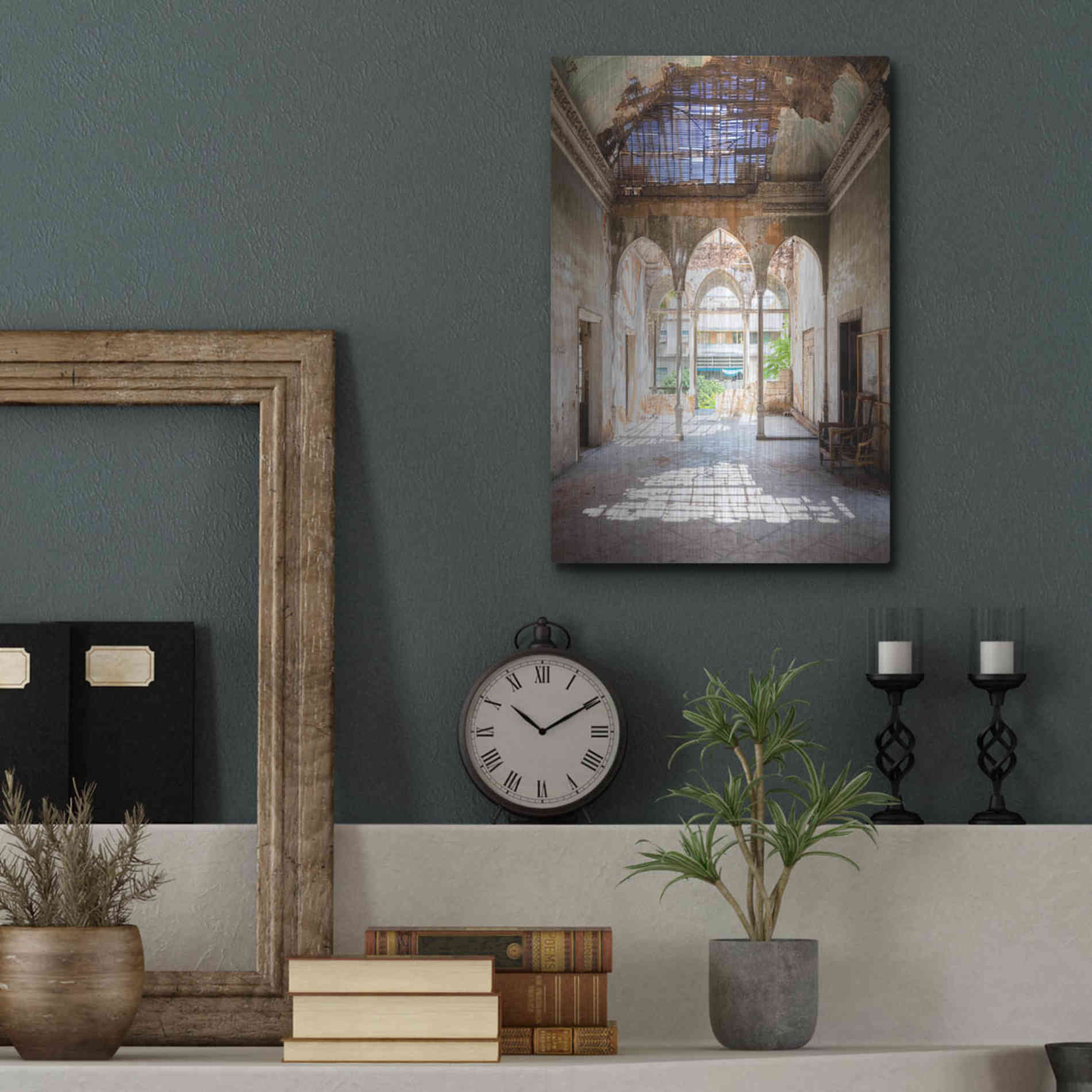 Luxe Metal Art 'Broken Sunlight' by Roman Robroek Metal Wall Art,12x16