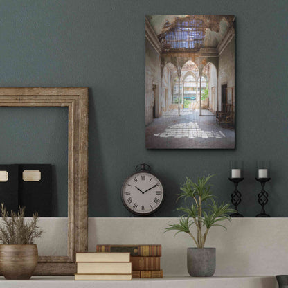 Luxe Metal Art 'Broken Sunlight' by Roman Robroek Metal Wall Art,12x16