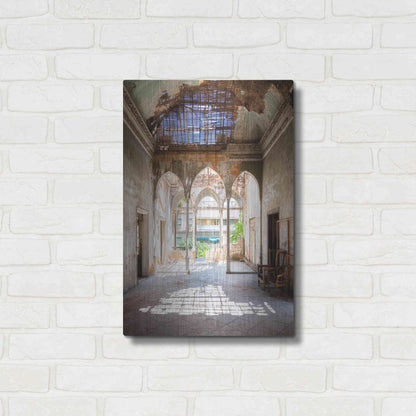 Luxe Metal Art 'Broken Sunlight' by Roman Robroek Metal Wall Art,16x24