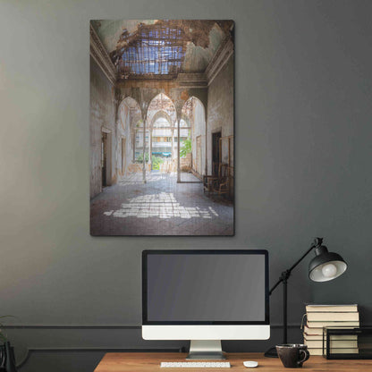 Luxe Metal Art 'Broken Sunlight' by Roman Robroek Metal Wall Art,24x36