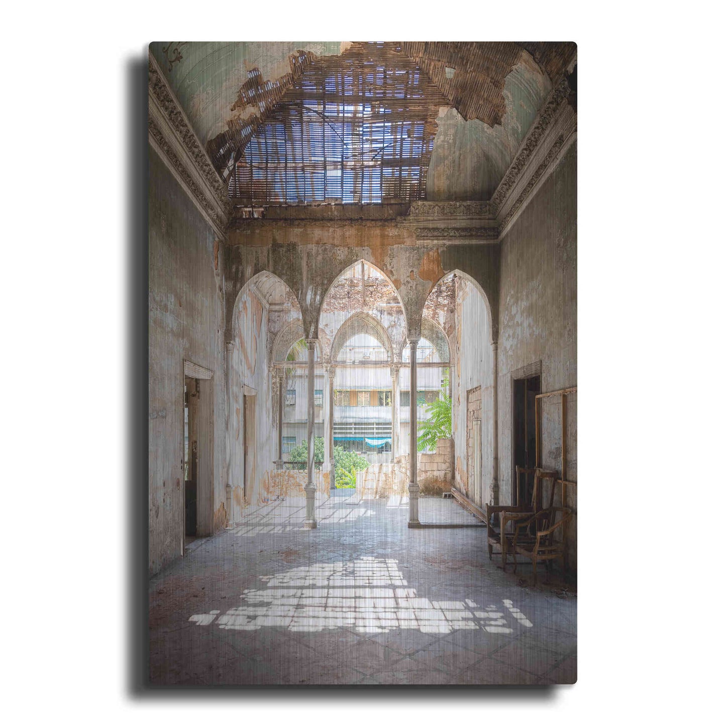 Luxe Metal Art 'Broken Sunlight' by Roman Robroek Metal Wall Art