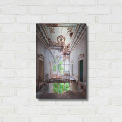 Luxe Metal Art 'Beirut Palace' by Roman Robroek Metal Wall Art,16x24