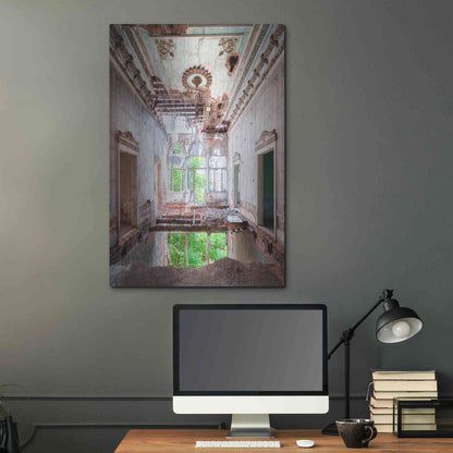 Luxe Metal Art 'Beirut Palace' by Roman Robroek Metal Wall Art,24x36