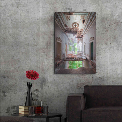 Luxe Metal Art 'Beirut Palace' by Roman Robroek Metal Wall Art,24x36