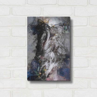 Luxe Metal Art 'Gallop To Freedom by Roozbeh Bahramali Metal Wall Art,12x16