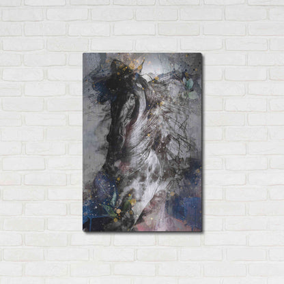 Luxe Metal Art 'Gallop To Freedom by Roozbeh Bahramali Metal Wall Art,24x36