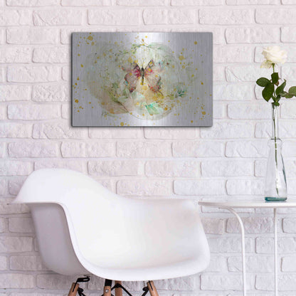 Luxe Metal Art 'Wings Spread by Roozbeh Bahramali Metal Wall Art,24x16