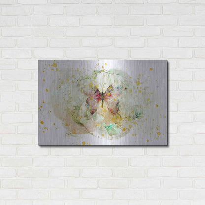 Luxe Metal Art 'Wings Spread by Roozbeh Bahramali Metal Wall Art,36x24