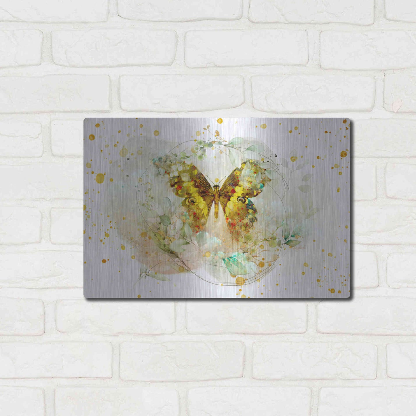 Luxe Metal Art 'Beyond The Cocoon by Roozbeh Bahramali Metal Wall Art,16x12