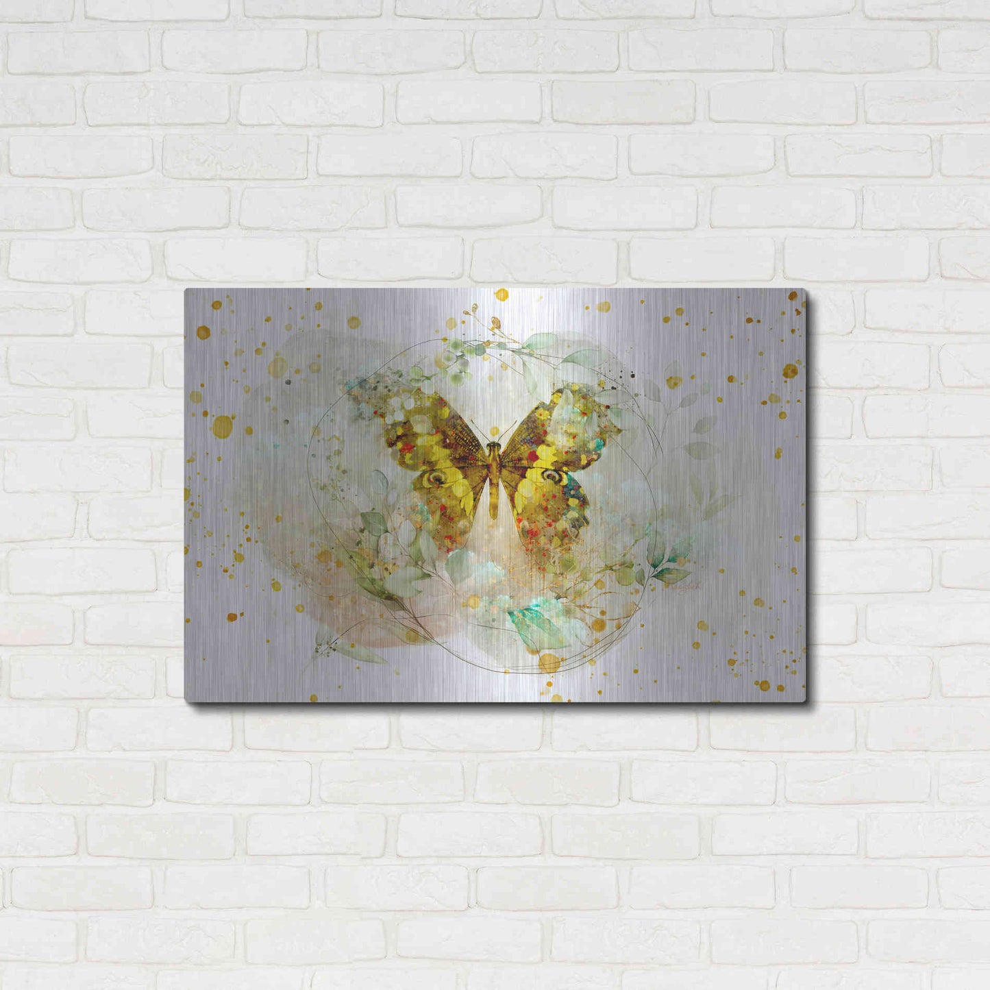 Luxe Metal Art 'Beyond The Cocoon by Roozbeh Bahramali Metal Wall Art,36x24