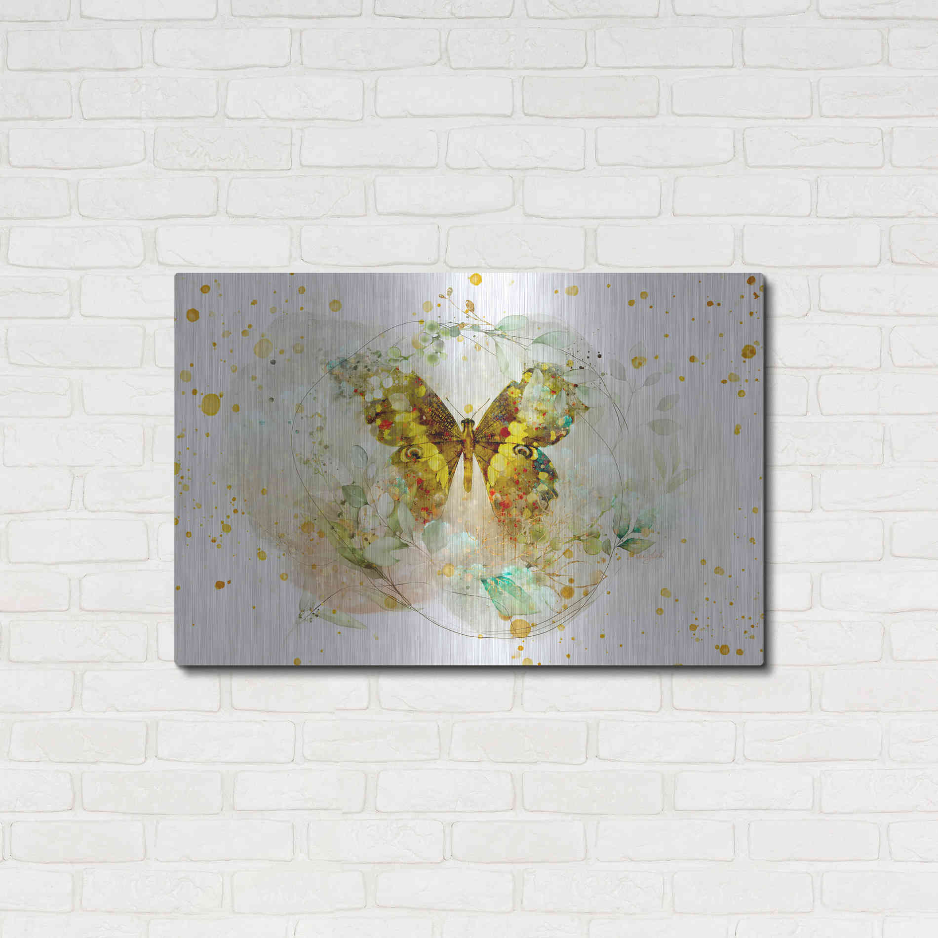 Luxe Metal Art 'Beyond The Cocoon by Roozbeh Bahramali Metal Wall Art,36x24