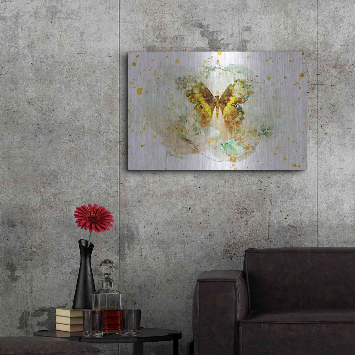 Luxe Metal Art 'Beyond The Cocoon by Roozbeh Bahramali Metal Wall Art,36x24