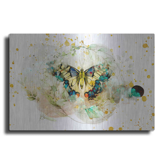 Luxe Metal Art 'Gentle Wings by Roozbeh Bahramali Metal Wall Art