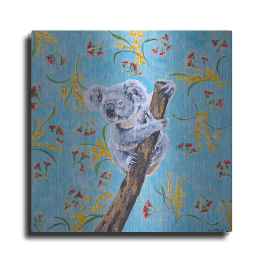 Luxe Metal Art 'Koala by Alana Clumeck Metal Wall Art