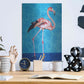 Luxe Metal Art 'Flamingo by Alana Clumeck Metal Wall Art,12x16