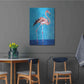 Luxe Metal Art 'Flamingo by Alana Clumeck Metal Wall Art,24x36