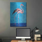 Luxe Metal Art 'Flamingo by Alana Clumeck Metal Wall Art,24x36