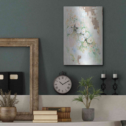 Luxe Metal Art 'Spring Flowers by Alana Clumeck Metal Wall Art,12x16