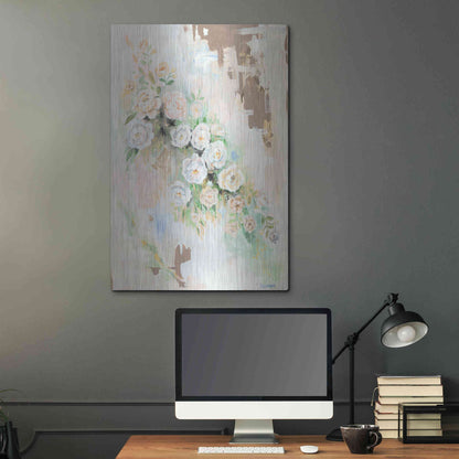 Luxe Metal Art 'Spring Flowers by Alana Clumeck Metal Wall Art,24x36