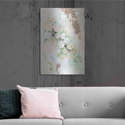 Luxe Metal Art 'Spring Flowers by Alana Clumeck Metal Wall Art,24x36