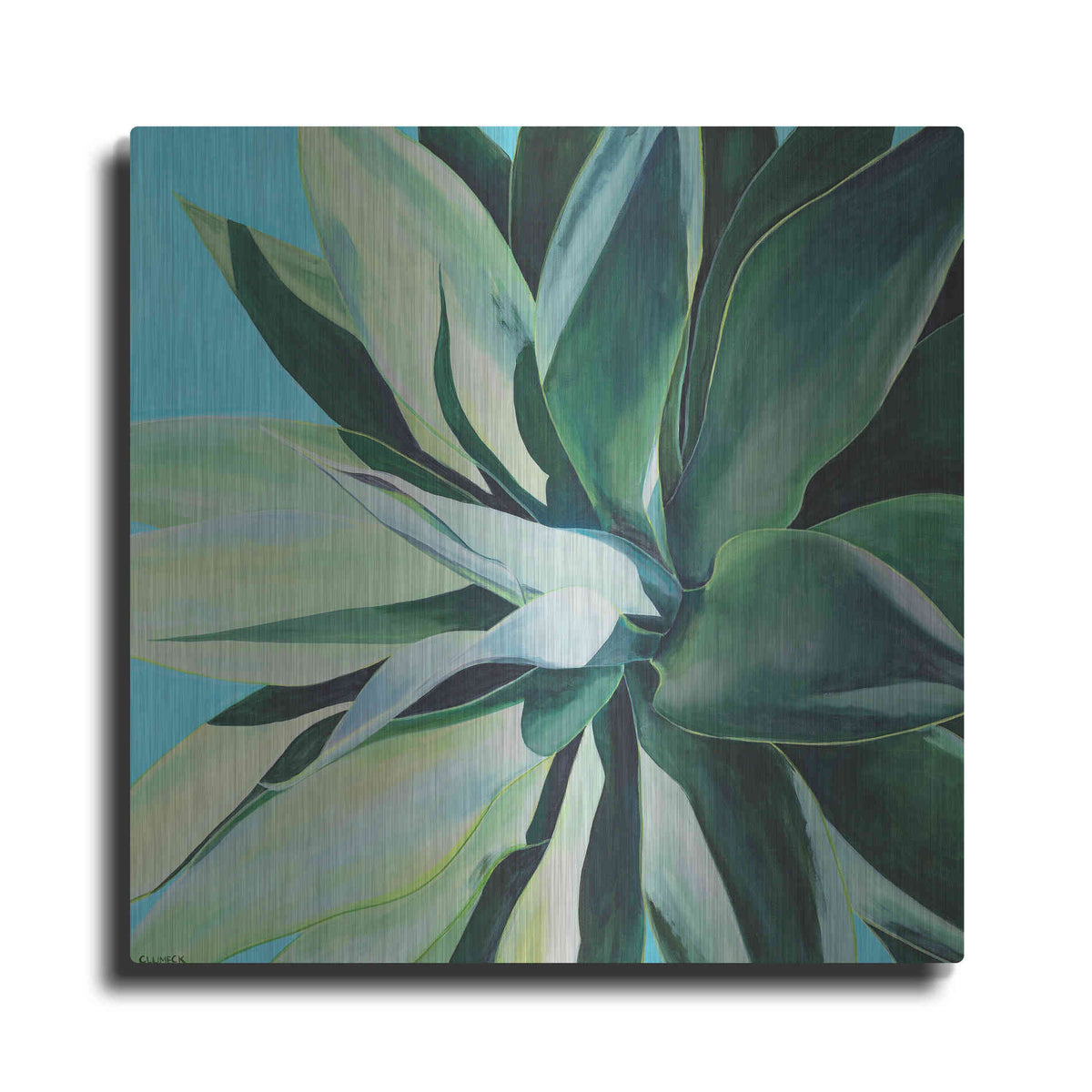 Luxe Metal Art 'Rest In Its Glory by Alana Clumeck Metal Wall Art