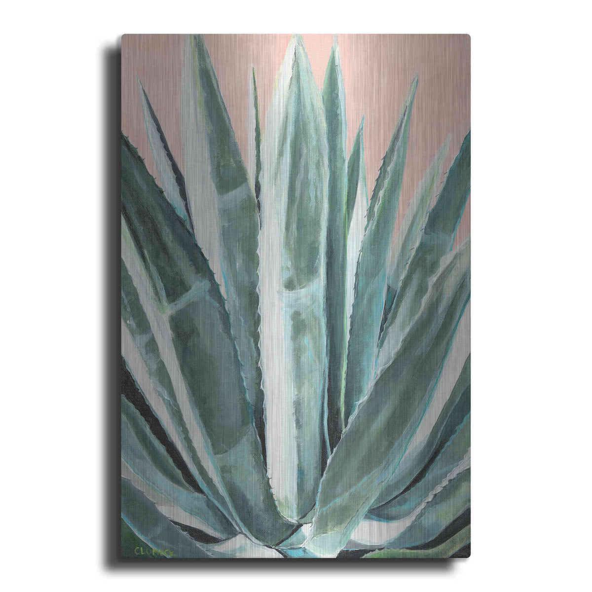 Luxe Metal Art 'Laughter by Alana Clumeck Metal Wall Art