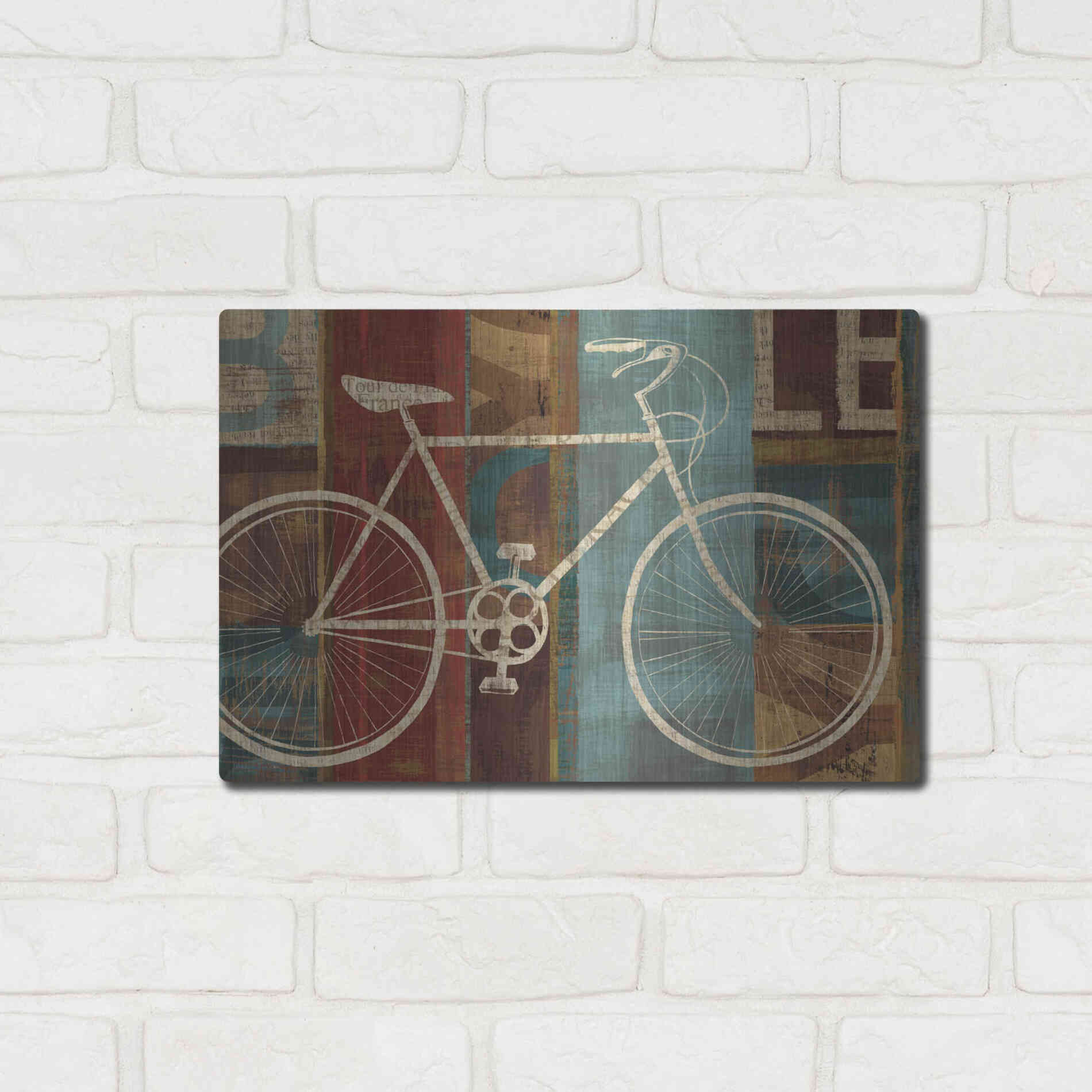 Luxe Metal Art 'Breaking Away' by Michael Mullan, Metal Wall Art,16x12