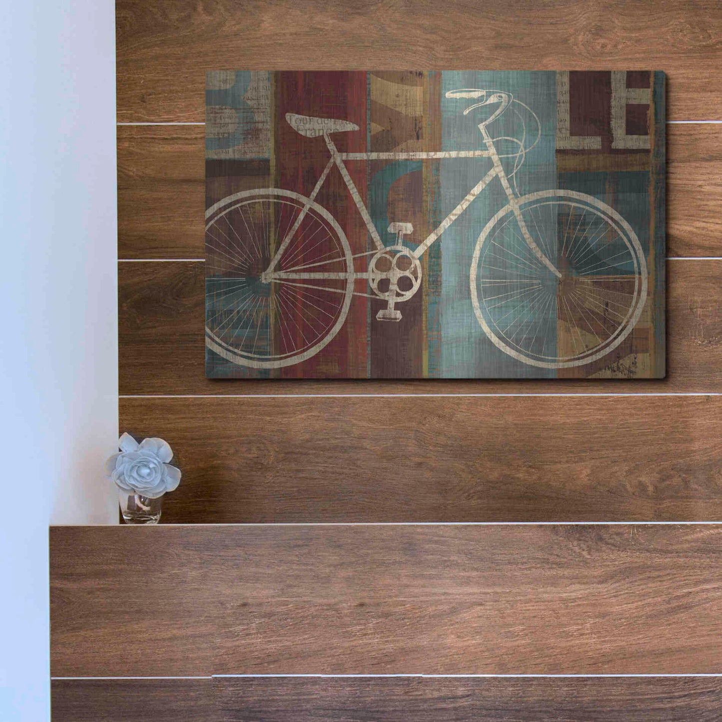 Luxe Metal Art 'Breaking Away' by Michael Mullan, Metal Wall Art,16x12