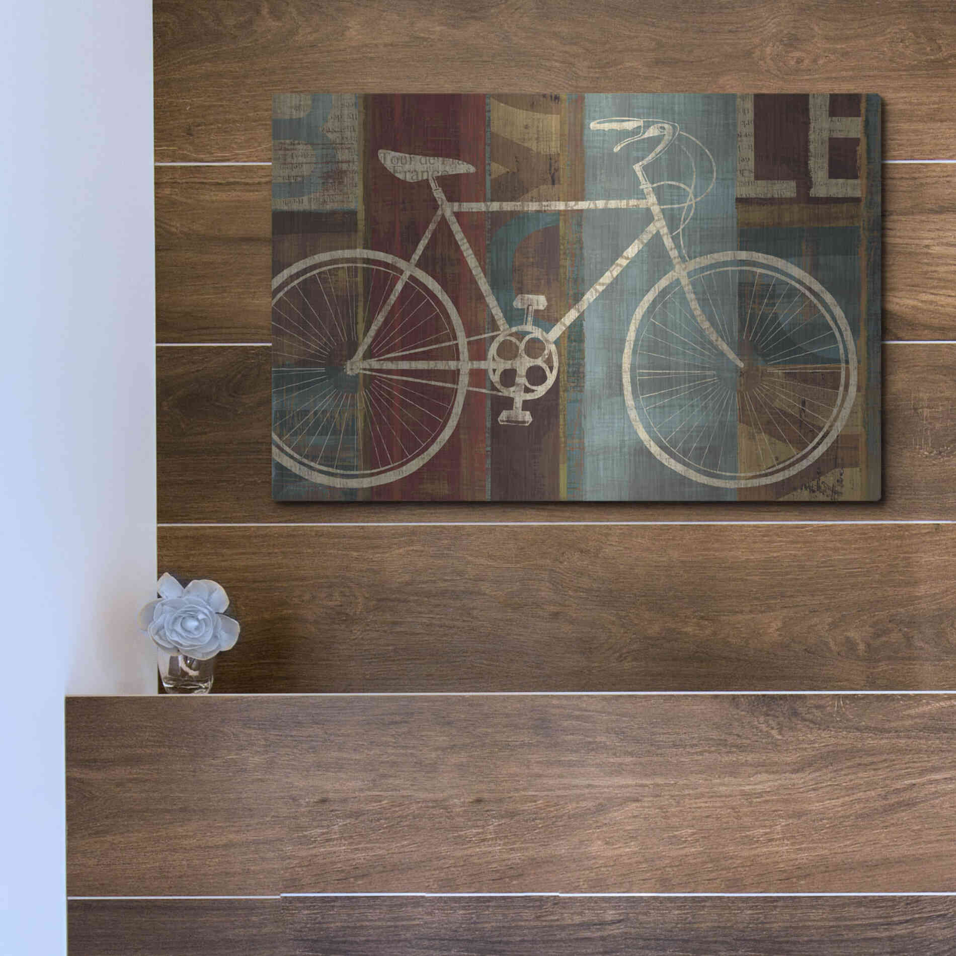 Luxe Metal Art 'Breaking Away' by Michael Mullan, Metal Wall Art,16x12