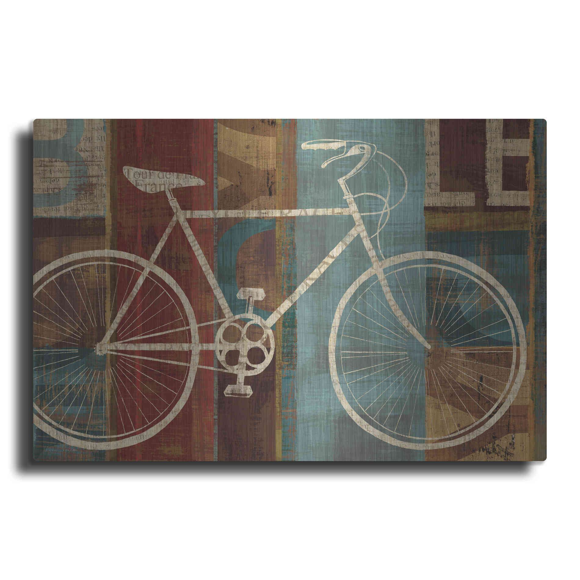 Luxe Metal Art 'Breaking Away' by Michael Mullan, Metal Wall Art