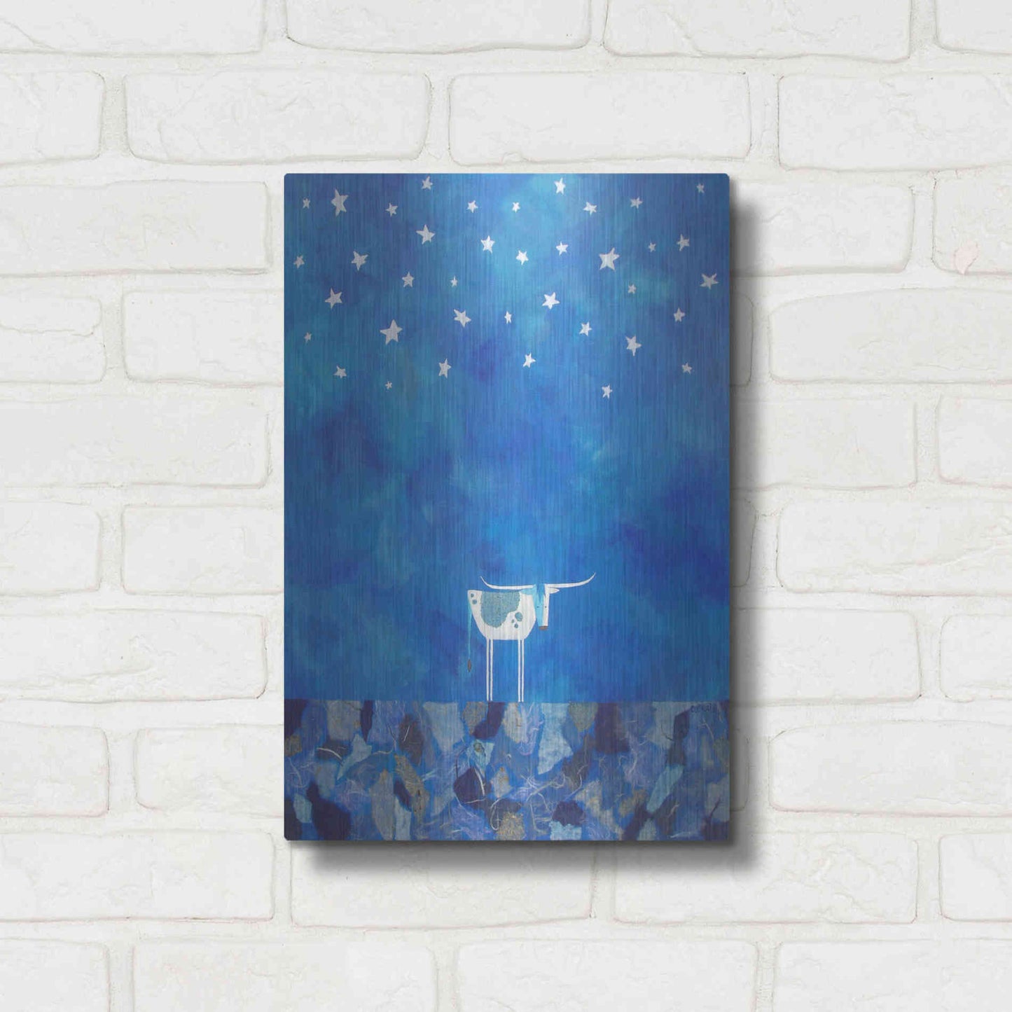 Luxe Metal Art 'Stars at Night by Casey Craig Metal Wall Art,12x16