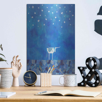 Luxe Metal Art 'Stars at Night by Casey Craig Metal Wall Art,12x16