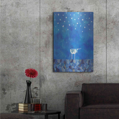 Luxe Metal Art 'Stars at Night by Casey Craig Metal Wall Art,24x36