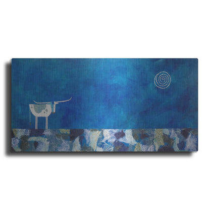 Luxe Metal Art 'Goodnight Trail by Casey Craig Metal Wall Art