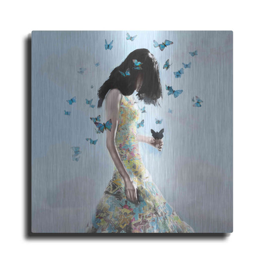 Luxe Metal Art 'Don't Forget Me by Christopher Cuseo Metal Wall Art