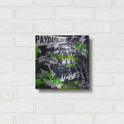 Luxe Metal Art 'Chrysler View by Colourblind Suicide Metal Wall Art,12x12