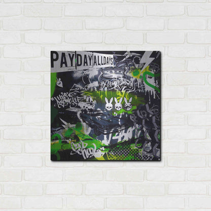 Luxe Metal Art 'Chrysler View by Colourblind Suicide Metal Wall Art,24x24