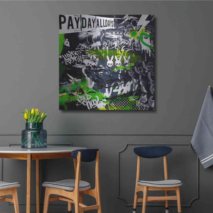 Luxe Metal Art 'Chrysler View by Colourblind Suicide Metal Wall Art,36x36