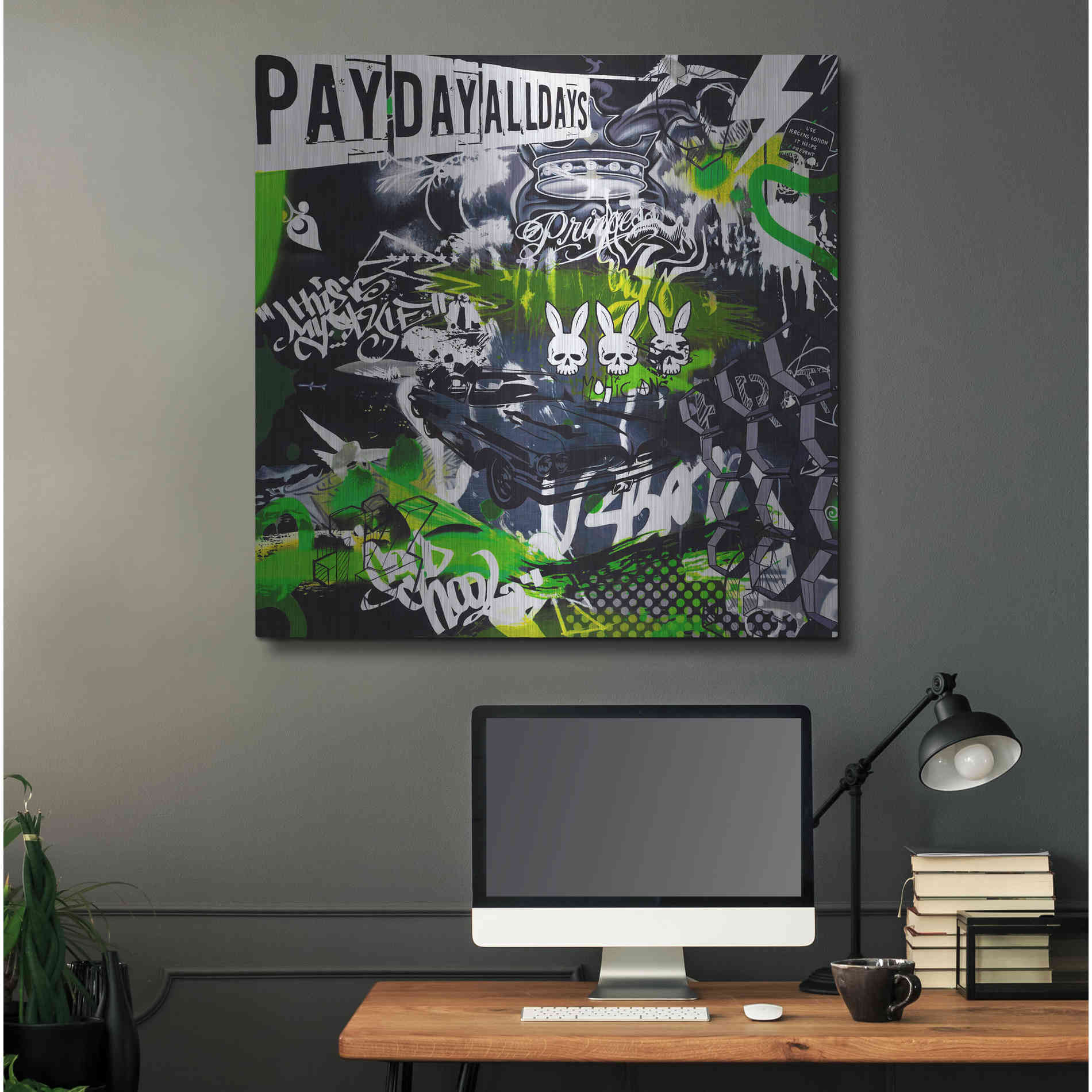 Luxe Metal Art 'Chrysler View by Colourblind Suicide Metal Wall Art,36x36