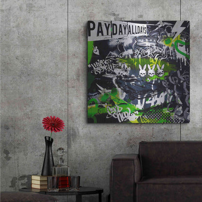 Luxe Metal Art 'Chrysler View by Colourblind Suicide Metal Wall Art,36x36