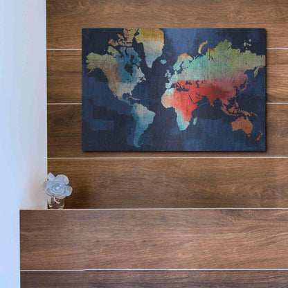 Luxe Metal Art 'Seasons Change' by Michael Mullan, Metal Wall Art,16x12