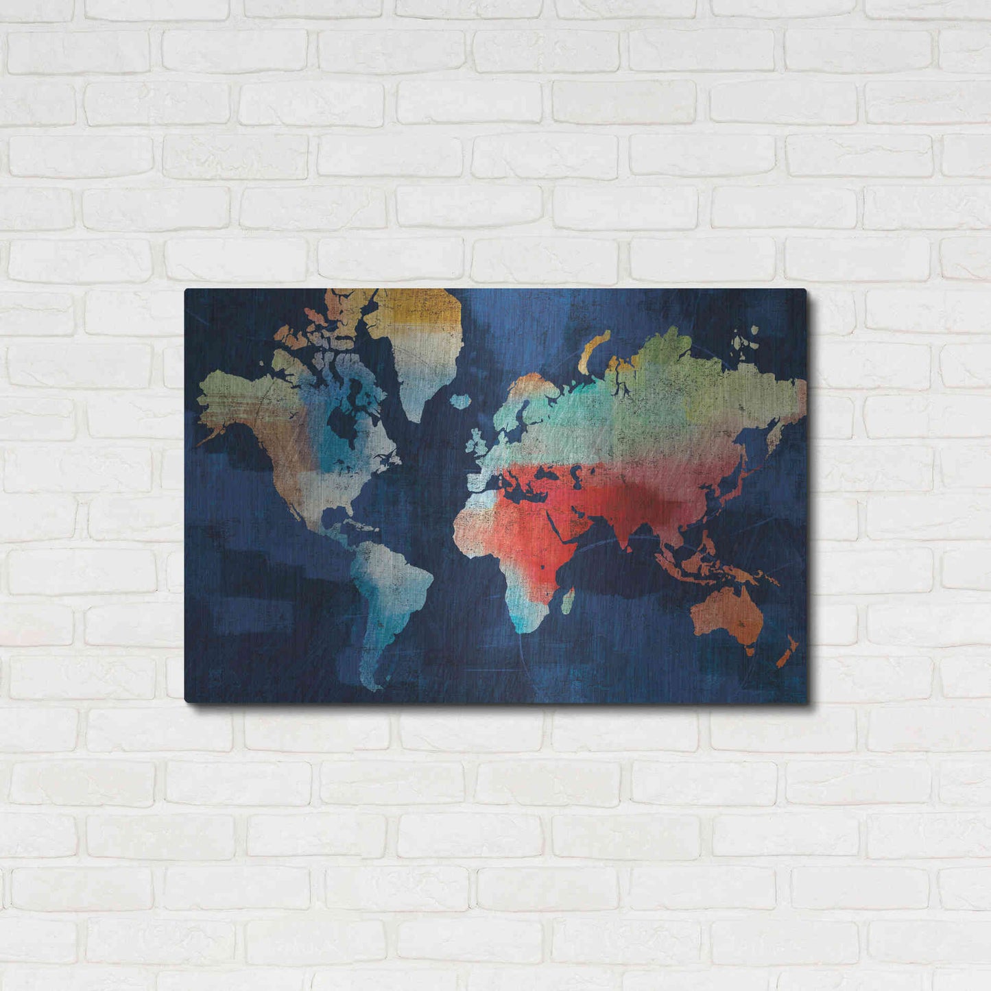 Luxe Metal Art 'Seasons Change' by Michael Mullan, Metal Wall Art,36x24