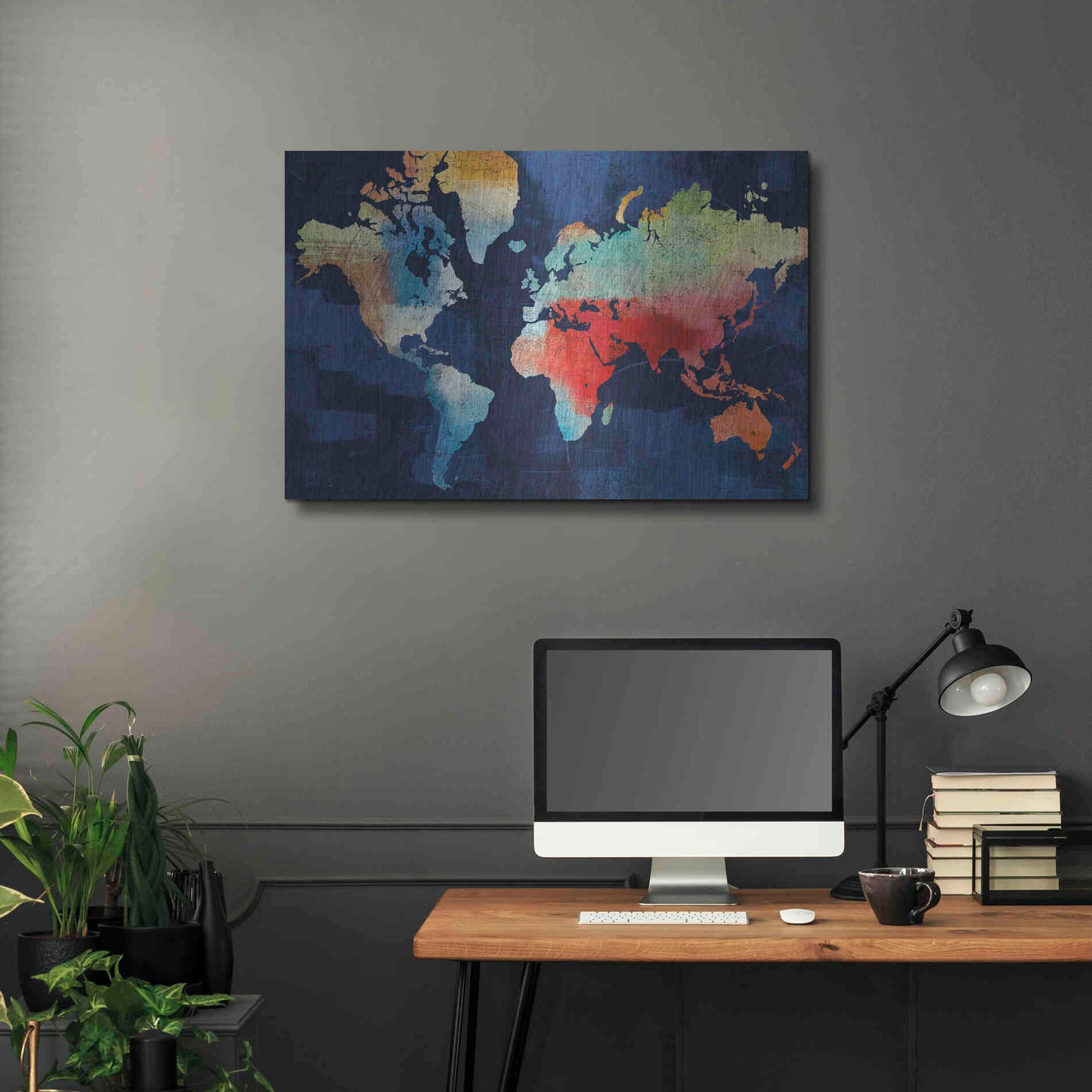 Luxe Metal Art 'Seasons Change' by Michael Mullan, Metal Wall Art,36x24