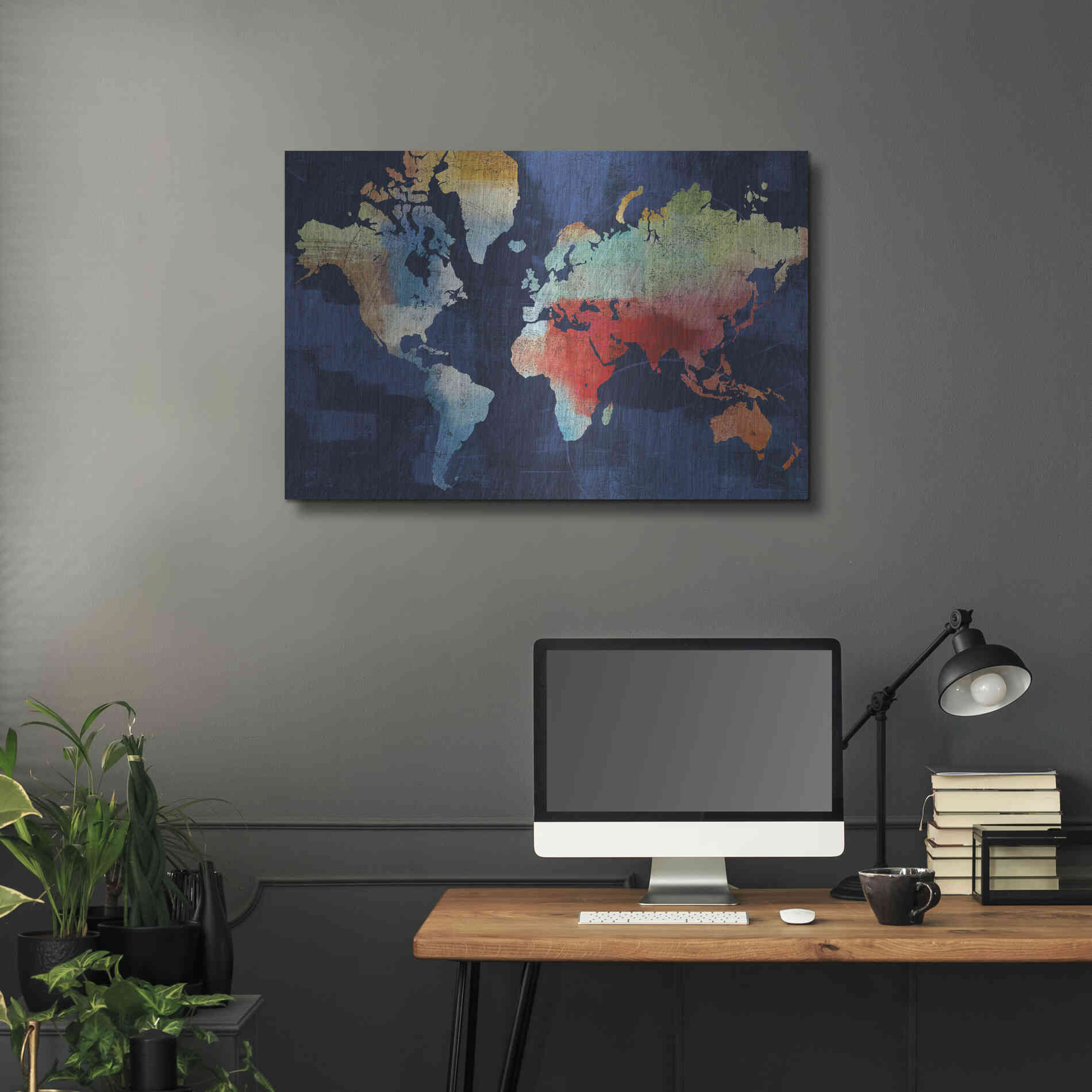 Luxe Metal Art 'Seasons Change' by Michael Mullan, Metal Wall Art,36x24