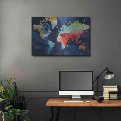 Luxe Metal Art 'Seasons Change' by Michael Mullan, Metal Wall Art,36x24