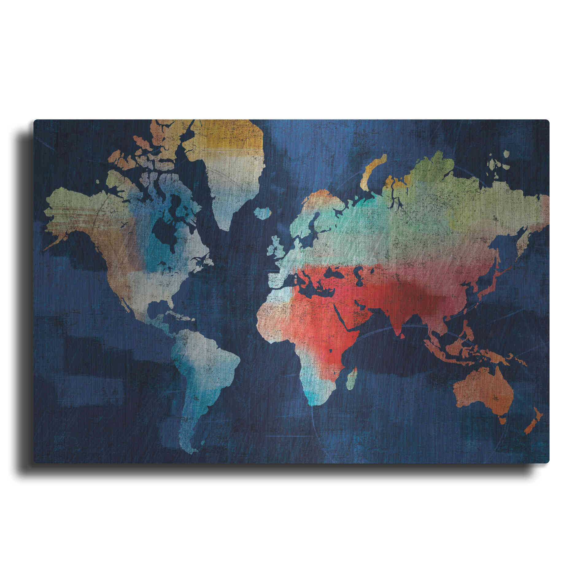 Luxe Metal Art 'Seasons Change' by Michael Mullan, Metal Wall Art