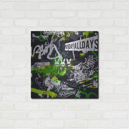 Luxe Metal Art 'Society by Colourblind Suicide Metal Wall Art,24x24