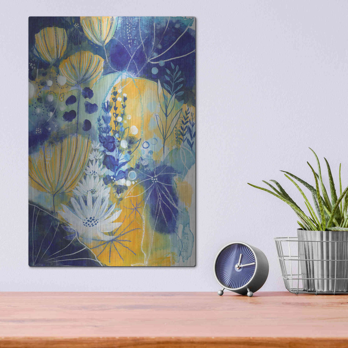 Luxe Metal Art 'Summer Solstice by Corina Capri Metal Wall Art,12x16