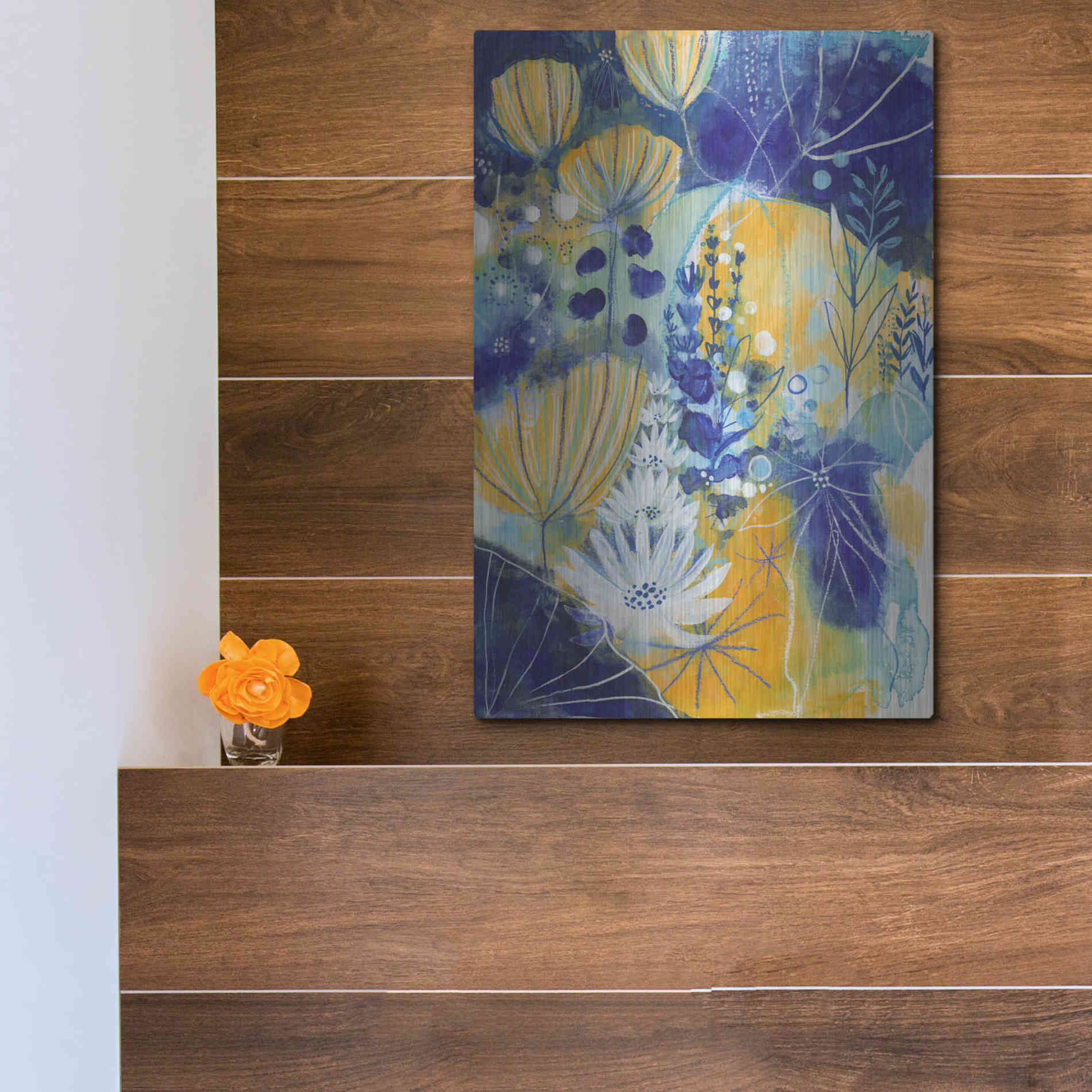 Luxe Metal Art 'Summer Solstice by Corina Capri Metal Wall Art,12x16